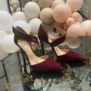 Vince Camuto Burgundy Heels